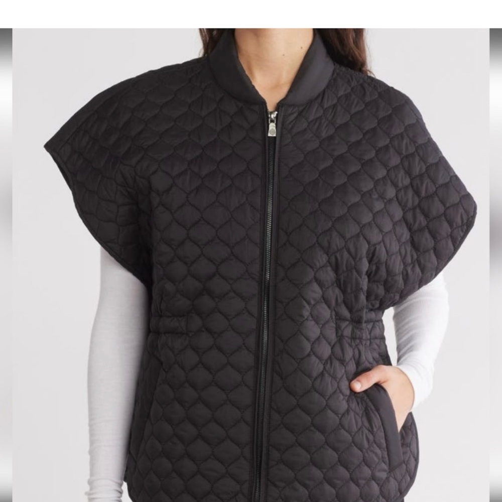 Democracy Black Quilted Women's Vest